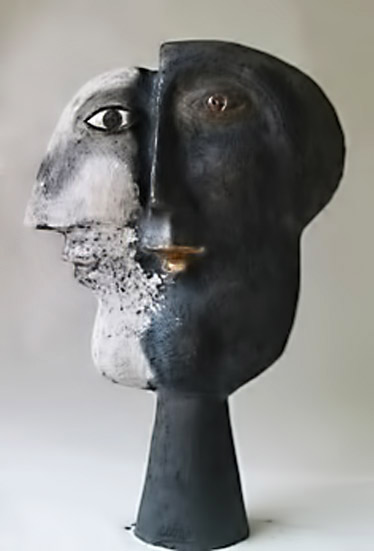 roger---capron abstract two head bust