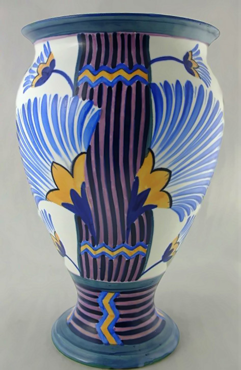 Large Carlton Ware Art Deco vase