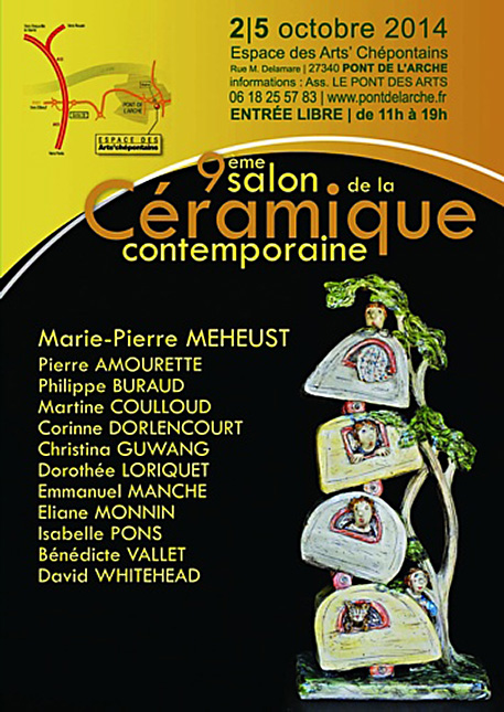exposants-pont-de-l-arche 7th Contemporary ceramique exhibition