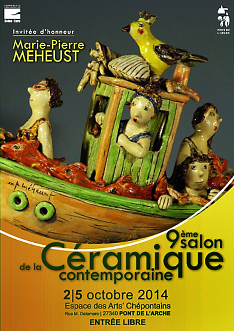 flyer-pont-de-l-arche 9th Contemporary ceramique exhibition