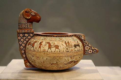 Archaic ritual vessel (Greece )