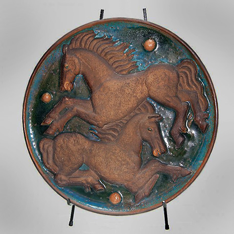 Waylande Gregory twin horse charger