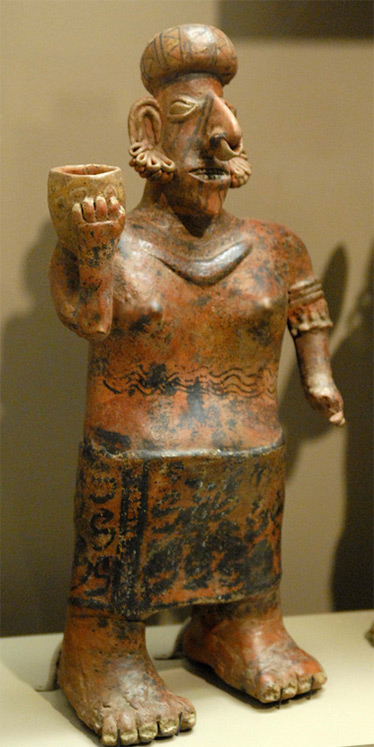 West Mexico Woman ceramic figure