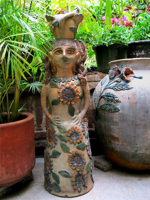 Dolores Porras clay figurine