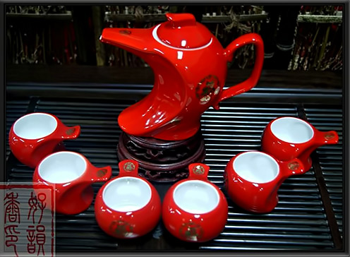 Exquisite Pottery coffee set