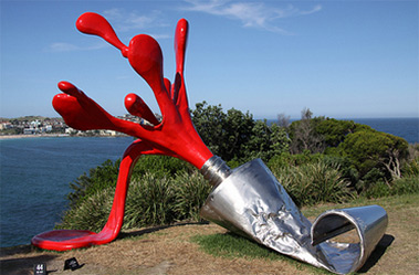 Tomas Misura Splash, Sculpture By The Sea, Bondi 2010