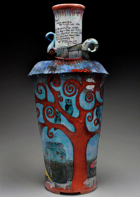 Beth Tarkington colourful vase