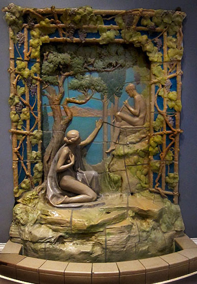 'Fountain of the Water Nymph Rookwood Pottery Company, Cincinnati Art Museum