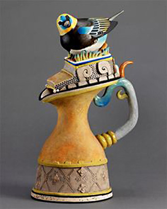 Annette Corcoran bird nest teapot