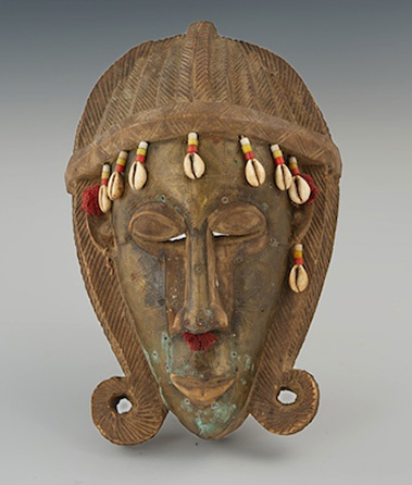 Benin Style African Mask, Ivory Coast