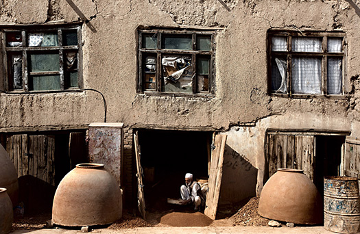 Afghanistan pottery factory