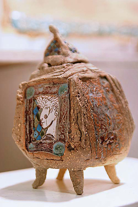 Hélène-Sellier-DUPLESSIS ceramic lidded box
