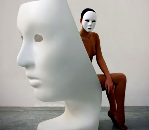 Nemo is a chair with-a face designed by Fabio Novembre