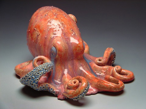 Tanya Casteel Coral Pink Octopus