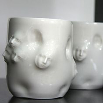 Anja Lubach haunting ceramic mugs