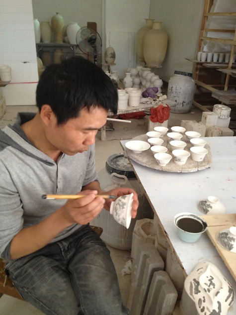 Jingdezhen porcelain painting