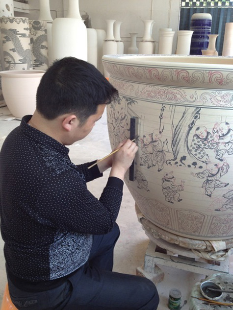 Jingdezhen porcelain -pottery decoration