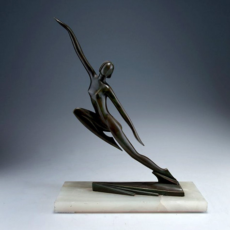 C. Rossi- art deco sculpture