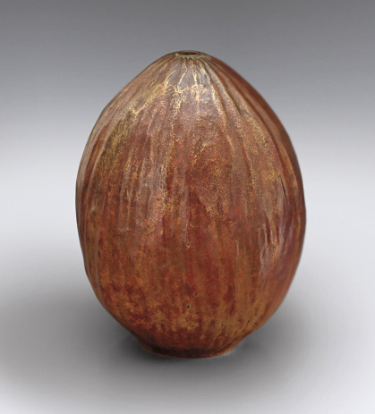 Ovoid form vase, circa 1913 -Jean Dunand