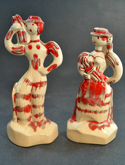 Vintage-Galagray-Samba-Dancer-Salt-&-Pepper-Shaker-Set-Ceramic