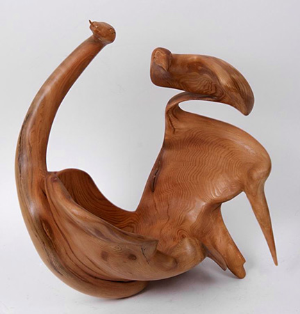William Nahanee wood carved sculpture