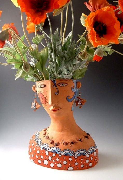 Natalya Sots vase of poppy flowers
