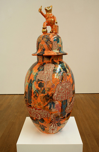 Grayson Perry ceramic lidded jar