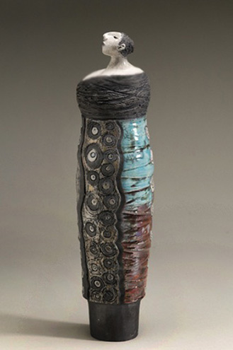 Athena-Raku-fired-sculpture,2artstudios