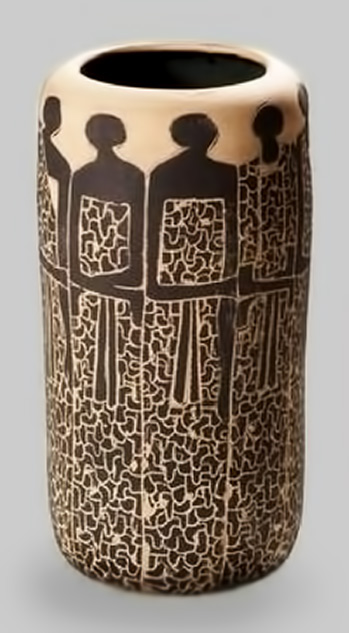 Bruno Sserunkuuma---Ceramic Vessel