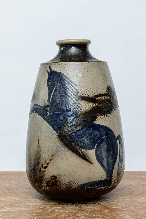 Primavera Ceramic Vase, Paris, 1950s