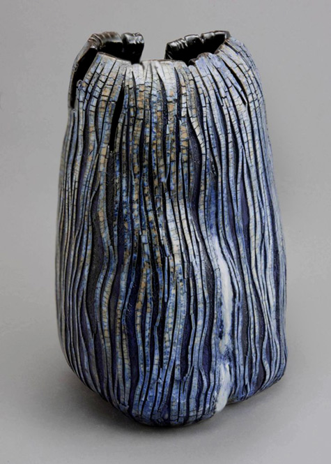 Roy Lizama Cobalt Blue Vase