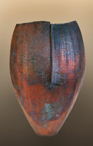 Stephen-Murfitt-Ceramics Raku vase