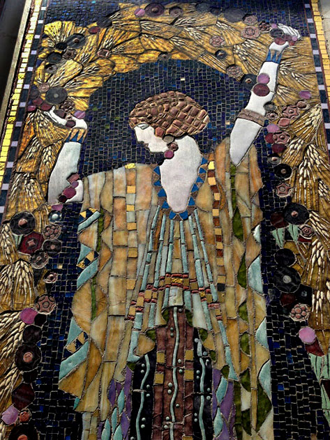 The Morello Bakery wall mosaic, Palermo Sicily