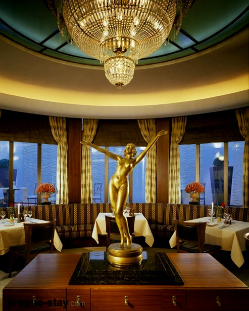 Art Deco dancer sculpture-Alcron-Hotel-Prague