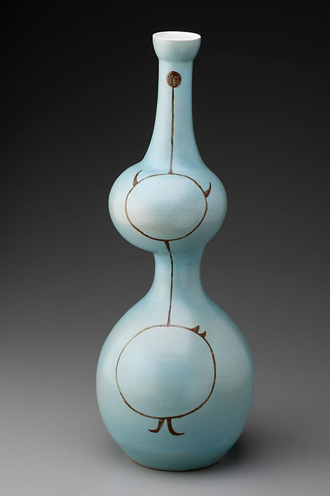 Váza-antropomorfního-tvaru,-Pravoslav-Rada,-1961,-Keramika,