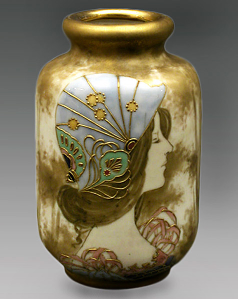 Amphora vase Art Nouveau
