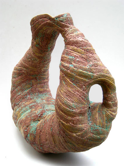 Back-on-track-1-&-2,-stoneware-paper-clay,-2011 Mette Maya Gregersen