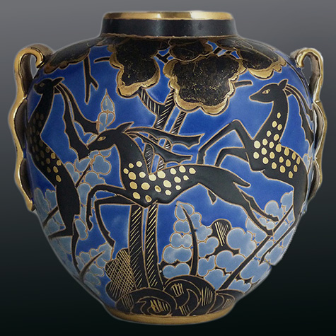 Charles-Catteau-and-Raymond-Chevallier-Art-Deco-Vase,-France,-ca.-1935