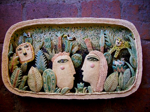 Michele Fabbricatore ceramic panel