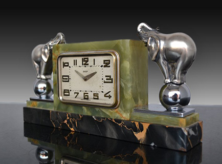 pendule_elephant_mantle clock