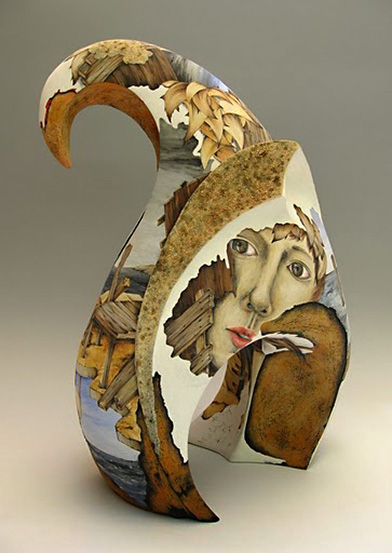 Ceramic by artist Julia Feld