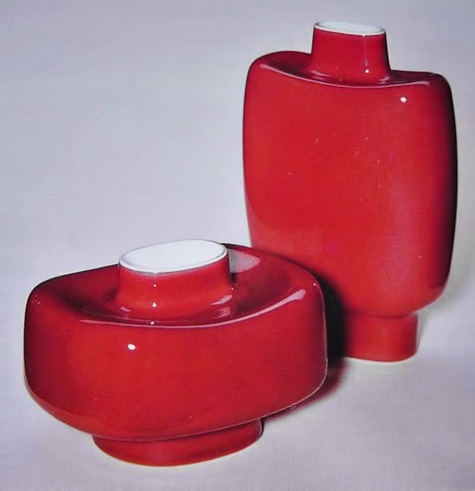 Fance-FRANCK-Eliche-Guy red glazed vessels