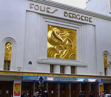 Folies-Bergere theatre facade