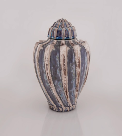Sèvres porcelain ginger jar-designed by Jean Baptiste and Séraphin Giordan-in-the-form-of-a-conch-shel