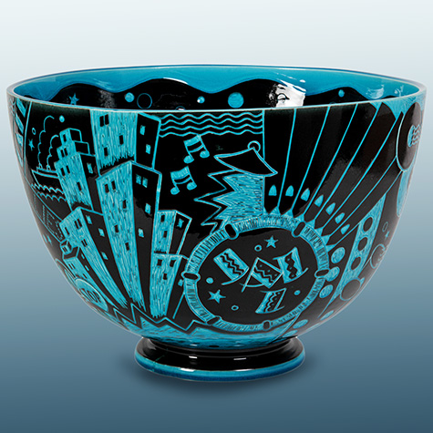 Cowan Pottery Viktor Schreckengost---Jazz Bowl-An American Art Deco Icon