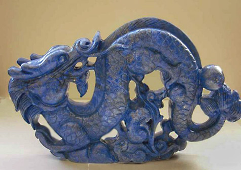 Antique-Chinese-Lapis-Lazuli-Carving-Dragon