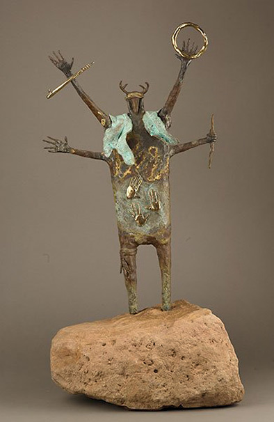 Bill Worrell- shaman sculpture