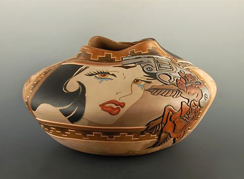 Lovegun-1 Sue Folwell pottery
