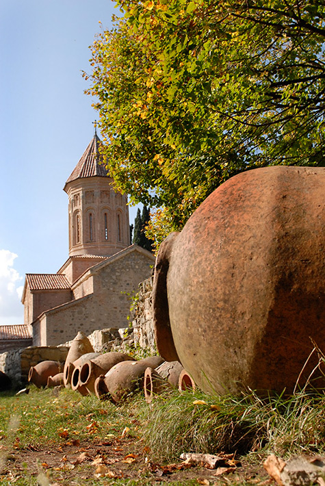 Monastery qvevri wine pots