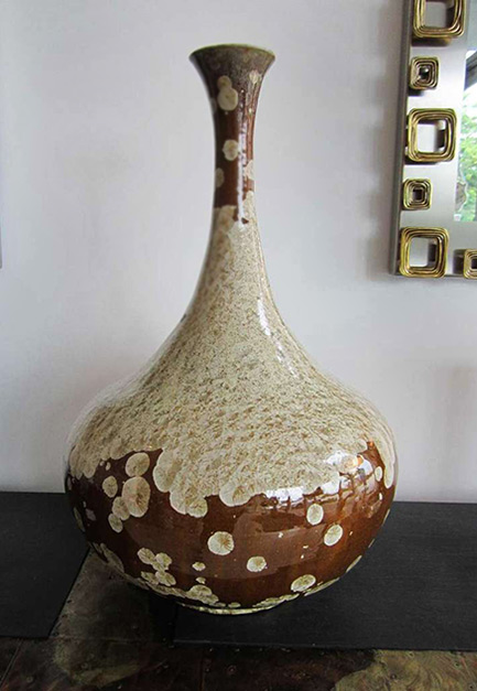 Paul Adams Crystalline Glaze Vase